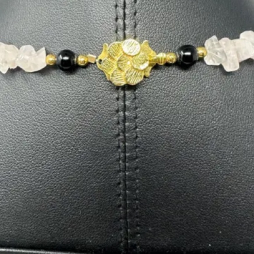 Lee Sands Pink Plumeria Floral Necklace - Picture 9 of 12